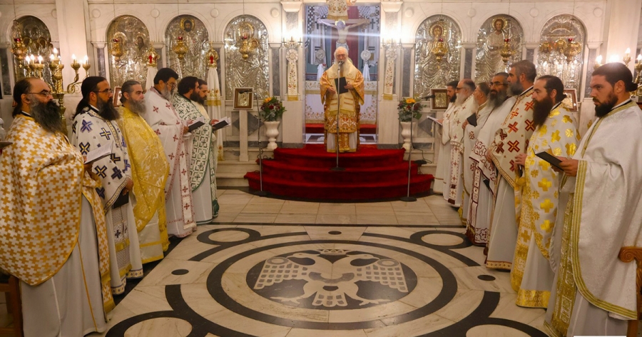Η αρχαιοπρεπής Θεία Λειτουργία του Αγίου Ιακώβου στον Ι.Ν. Οσίου Νίκωνος Σπάρτης