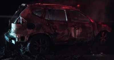 Πυρκαγιά σε Ι.Χ. στον εθνικό δρόμο Σκάλας–Γυθείου: Σώοι η οδηγός και το παιδί της