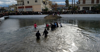 Εορτασμός των Θεοφανείων στη Σκάλα