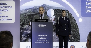 Ο Θ. Δαβάκης στην παρουσίαση του έργου RADAR της ΕΜΥ