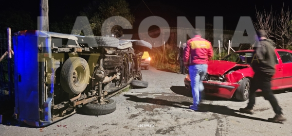 Έκτακτη Επικαιρότητα | Τρομακτικό ατύχημα στη Μαγούλα Δήμου Σπάρτης