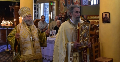 Ο Μητροπολίτης Μάνης κ. Χρυσόστομος Γ&#039; στην Αρχαία Πέφνο