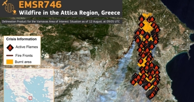 Φωτιά στην βορειοανατολική Αττική: 85.000 στρέμματα έγιναν στάχτη