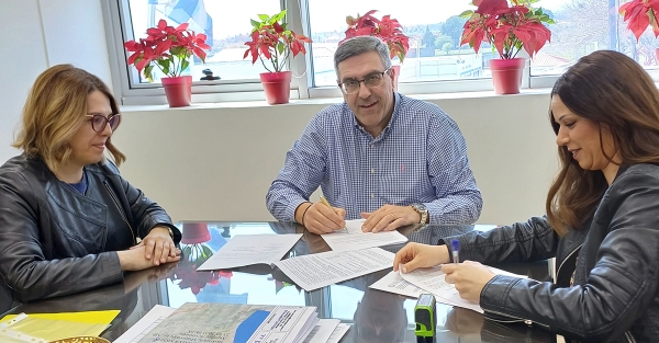 Υπογραφή σύμβασης για τη βελτίωση του δρόμου Κολλίνες–Αγία Βαρβάρα–Πελλάνα