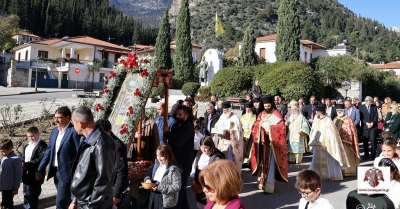 Ο Μυστράς τίμησε με εκκλησιαστική μεγαλοπρέπεια τον Πολιούχο του Άγιο Σπυρίδωνα