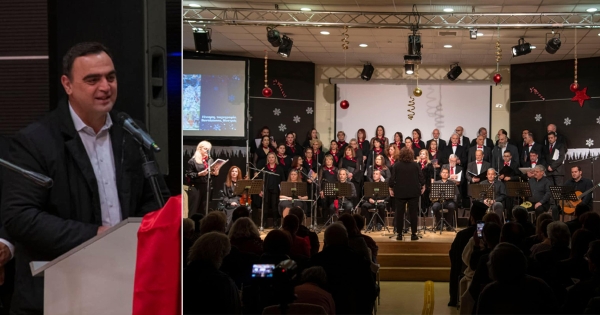 Ο Θεόδωρος Βερούτης σε μουσικές χριστουγεννιάτικες εκδηλώσεις στο Διοικητήριο της Π.Ε. Λακωνίας