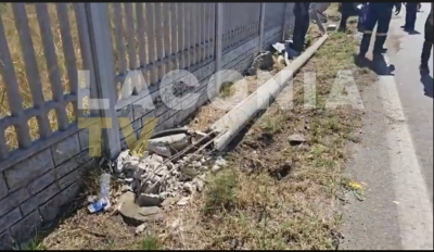 92 ετών ήταν η οδηγός που καρφώθηκε σε κολώνα φωτισμού στην ΕΟ Σπάρτης – Γυθείου