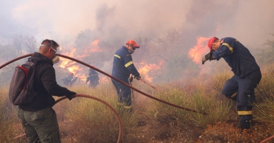 Τραγικό τέλος για 55χρονο την ώρα της πυρκαγιάς στην Μυρτιά Ηλείας