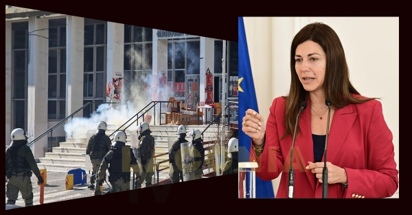 Πανεπιστήμια στο στόχαστρο: Θα χάνει την ιδιότητα του φοιτητή όποιος συμμετέχει σε επεισόδια, λέει η Ζαχαράκη