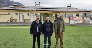 (video) Ο Γιάννης Βρούτσης επισκέφθηκε τις εγκαταστάσεις του Ενωσιακού Αθλητικού Κέντρου της ΕΠΣ Λακωνίας