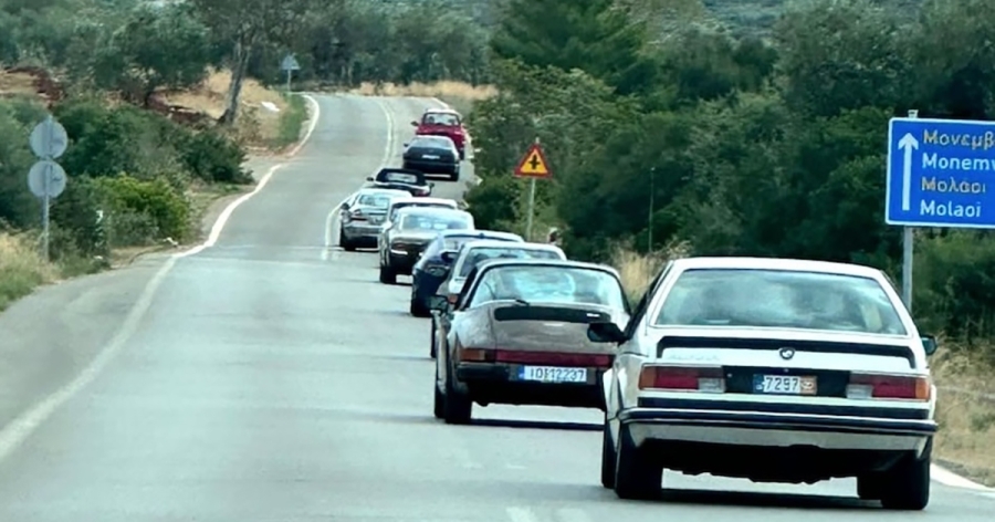 Η ΦΙΛΠΑ στη Λακωνία: Ιστορικά αυτοκίνητα, βυζαντινά μνημεία και μαγευτικές διαδρομές