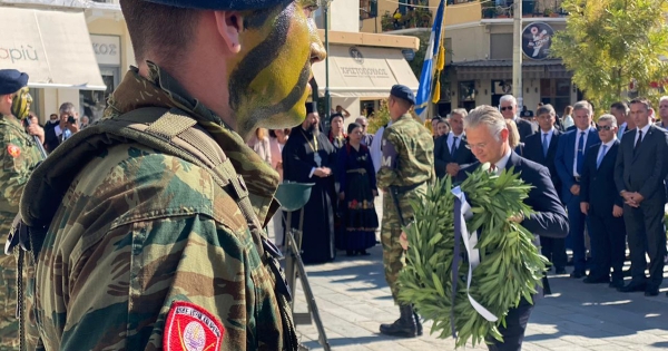 Δημήτρης Πτωχός: «Η 28η Οκτωβρίου συμβολίζει την αντοχή και την ενότητα του Έθνους»