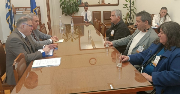 Συνάντηση Ν. Κρητικού με αντιπροσωπεία Ομοσπονδίας &amp; Συνδέσμου Τυφλών στη Βουλή