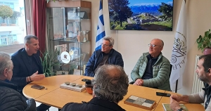 Συνάντηση του Δημάρχου Σπάρτης με το νέο Δ.Σ. του Ελληνικού Ορειβατικού Συλλόγου Σπάρτης