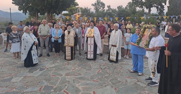 Ο Μητροπολίτης Μάνης στον Άγιο Παντελεήμονα του γηροκομείου της Μητροπόλεως