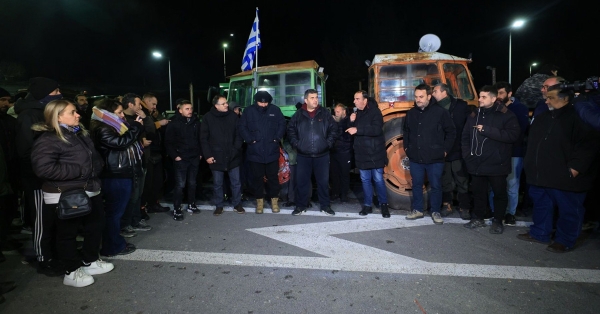 Εκτός συνάντησης με τον πρωθυπουργό οι αγρότες του μπλόκου της Νίκαιας