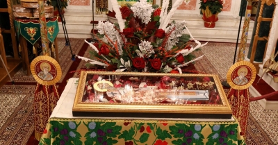 Λαμπρός ο πανηγυρικός Αρχιερατικός Εσπερινός στον Ι.Ν. Αγίου Σπυρίδωνος Σπάρτης