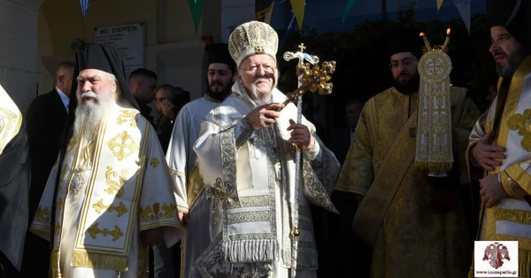 Θερμή ευχαριστήρια επιστολή της Α.Θ.Π. του Οικουμενικού Πατριάρχη κ.κ. ΒΑΡΘΟΛΟΜΑΙΟΥ προς τον Σεβ. Ποιμενάρχη μας