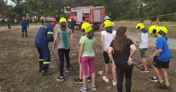 Fire Summer Camp 2023: Πρώτη δράση με το 1ο Δημοτικό Σχολείο Γυθείου στην Κρανάη