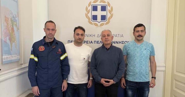 Συνάντηση του Αναπληρωτή Περιφερειάρχη Πελοποννήσου με το Δ.Σ. της Ένωσης Πυροσβεστικών Υπαλλήλων