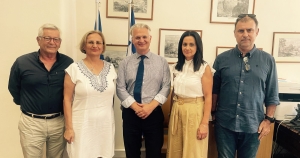 Συνάντηση του Δ. Πτωχού με το Περιφερειακό Τμήμα Καλαμάτας του Ελληνικού Ερυθρού Σταυρού