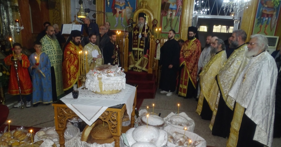 Σε κλίμα κατάνυξης ο εορτασμός της Αγίας Βαρβάρας στην Καλογωνιά