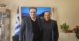 Συνάντηση του Μιχάλη Βακαλόπουλου με τον Υπουργό Εθνικής Οικονομίας &amp; Οικονομικών Κυριάκο Πιερρακάκη
