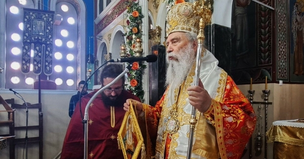 Χειροθεσία Οικονόμου στην πανήγυρη του Ι.Ν. Αγίων Κωνσταντίνου και Ελένης Πελλάνας