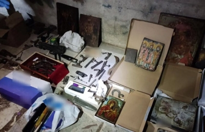 Ανεύρεση όπλων και πυρομαχικών σε κάδο απορριμμάτων