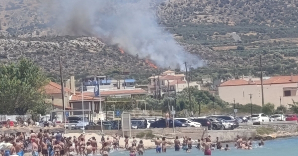 Φωτιά τώρα στην Πλύτρα Λακωνίας