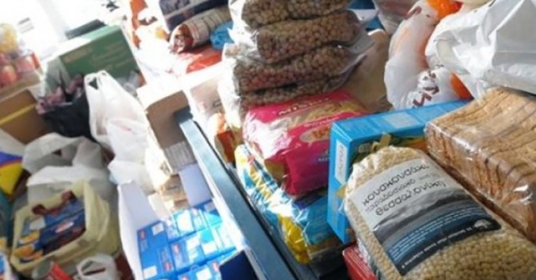 Συλλογή τροφίμων από τον Εμπορικό Σύλλογο Σπάρτης ενόψει των γιορτών