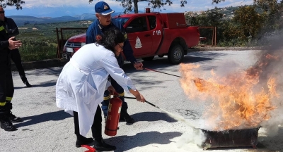 Άσκηση πυρασφάλειας στο Κέντρο Υγείας Βλαχιώτη