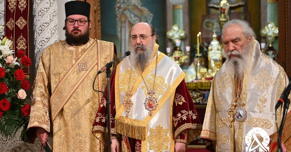 Παρουσία του κ. Ευσταθίου στα λαμπρά Ονομαστήρια του Σεβ. Μητροπολίτη Πατρών κ. Χρυσοστόμου