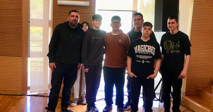 Ο Anser στο Μουσικό Σχολείο Σπάρτης - Μια ξεχωριστή εκπαιδευτική συνάντηση