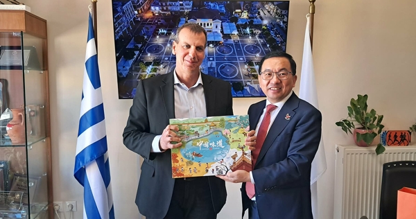 Επίσκεψη του Πρέσβη της Κίνας στον Δήμαρχο Σπάρτης