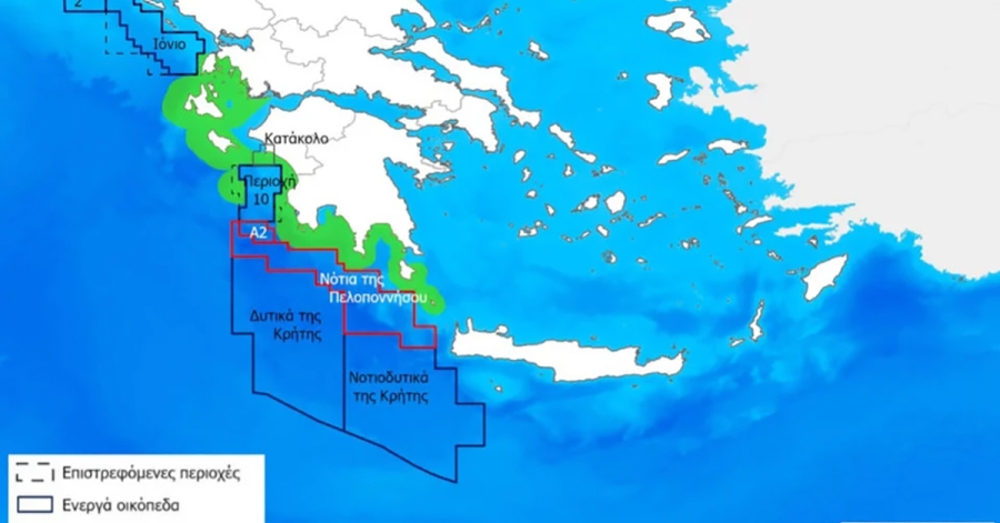 H Chevron &quot;βλέπει&quot; ελληνικό κοίτασμα νοτιοδυτικά της Πελοποννήσου και δυτικά της Κρήτης