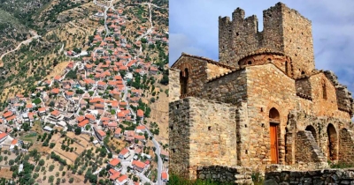 Χρύσαφα: Το χωριό της Λακωνίας με την ιστορία 1.000 ετών και την άκρως εντυπωσιακή καστροκκλησιά
