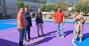Επίσκεψη του Δημάρχου Σπάρτης στα έργα αναβάθμισης των αύλειων χώρων σχολικών μονάδων και κοινόχρηστων χώρων