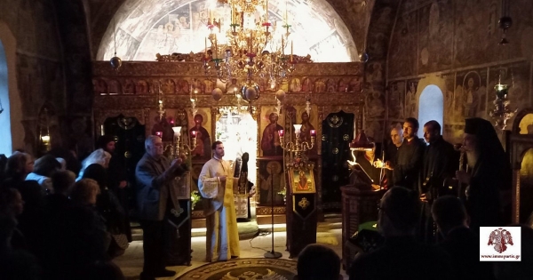 Πανηγυρικός Αρχιερατικός Εσπερινός στην Ι.Μ. Αγίων Αναργύρων Πάρνωνα