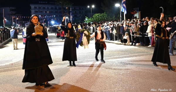 Aντιπροσωπεία του Δήμου Ανατολικής Μάνης στις εκδηλώσεις για τα 199 χρόνια από την Ηρωική Έξοδο του Μεσολογγίου