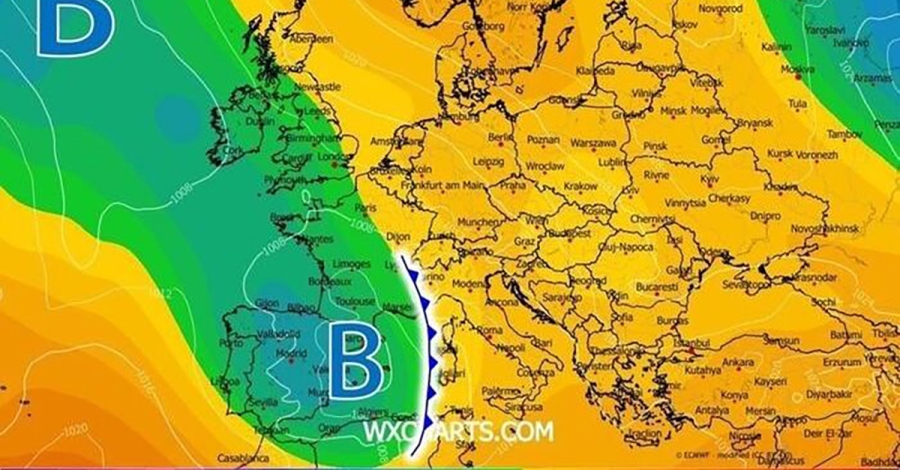 Καιρός: Η «Ρωγμή στον Ατλαντικό» φέρνει διαδοχικά συστήματα κακοκαιρίας τα Χριστούγεννα