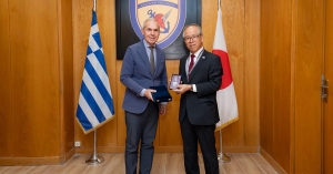 Θ. Δαβάκης: Αποχαιρετιστήρια συνάντηση με τον Πρέσβη της Ιαπωνίας