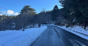 Ταύγετος: Με αλυσίδες η κυκλοφορία στην Ε.Ο. Καλαμάτας – Σπάρτης