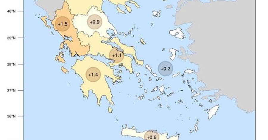 Αύγουστος με θερμοκρασίες – ρεκόρ: Ο δεύτερος θερμότερος της 17ετίας σε Δυτική και Βόρεια Ελλάδα