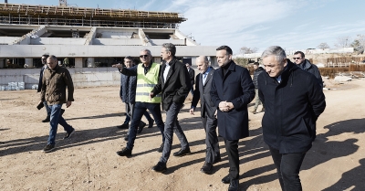 Ο Μητσοτάκης στο νέο γήπεδο του Παναθηναϊκού στο Βοτανικό - «Ένα στολίδι που αξίζει στον σύλλογο»