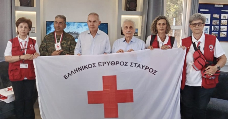Ερυθρός Σταυρός Σπάρτης: Δωρεά φαρμάκων και τροφίμων στην ακριτική Ψέριμο