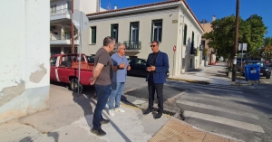 Επίσκεψη του Δημάρχου Σπάρτης και του Πρ. της ΔΕΥΑΣ σε έργα υποδομών και θωράκισης της Σπάρτης από πλημμύρες