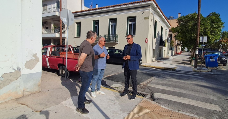 Επίσκεψη του Δημάρχου Σπάρτης και του Πρ. της ΔΕΥΑΣ σε έργα υποδομών και θωράκισης της Σπάρτης από πλημμύρες