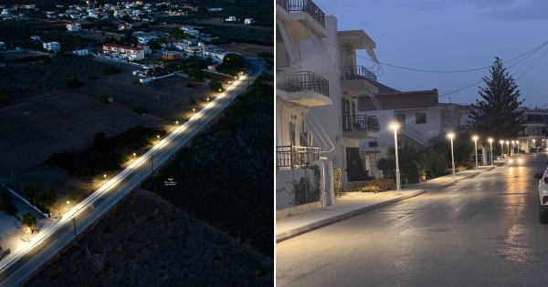 Ολοκληρώθηκε η κατασκευή νέων πεζοδρομίων και ο φωτισμός τους στη Νεάπολη, Βιγκλάφια Αγίου Γεωργίου και Πλύτρα