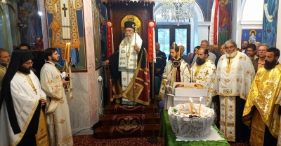Πανηγυρικός Αρχιερατικός Εσπερινός για την Παναγία Κουλεντιανή